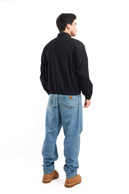 1990 Vintage Polo Sports Ralph Lauren Black Harrington (S/M)