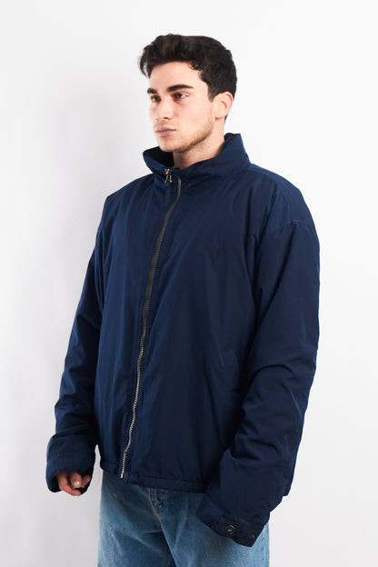2000 Polo Ralph Lauren Navy Impermeable Hooded Jacket (XL)