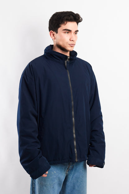 2000 Polo Ralph Lauren Navy Impermeable Hooded Jacket (XL)