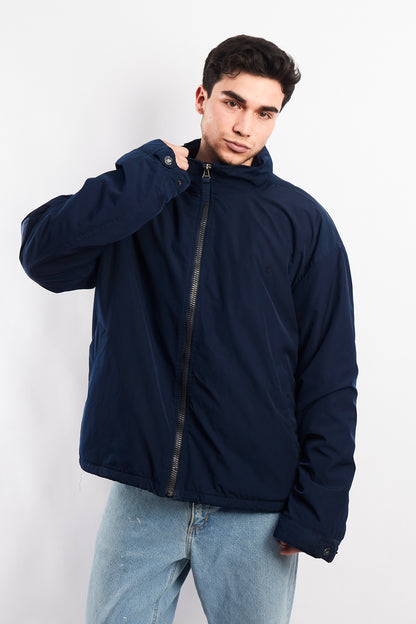 2000 Polo Ralph Lauren Navy Impermeable Hooded Jacket (XL)