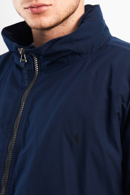 2000 Polo Ralph Lauren Navy Impermeable Hooded Jacket (XL)