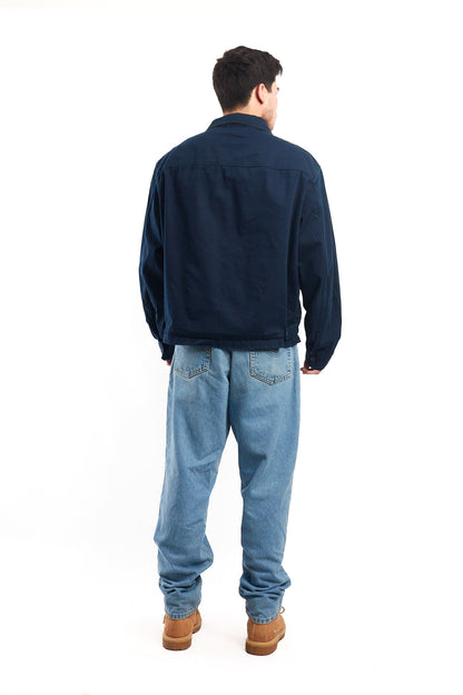 2000 Vintage Polo Ralph Lauren Night Blue Harrington (L/XL)