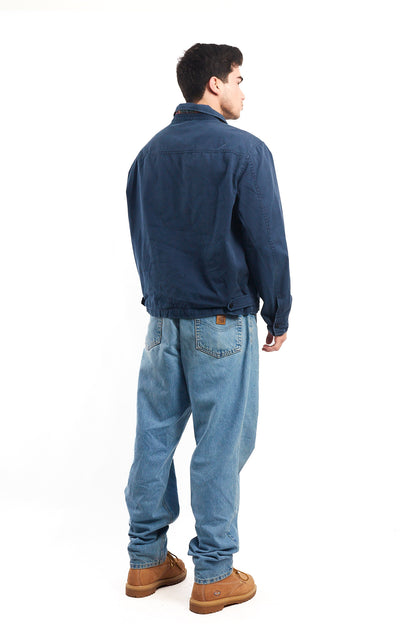 2000 Vintage Polo Ralph Lauren Washed Navy Harrington (L)