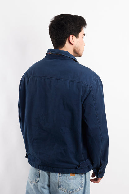 2000 Vintage Polo Ralph Lauren Washed Navy Harrington (L)