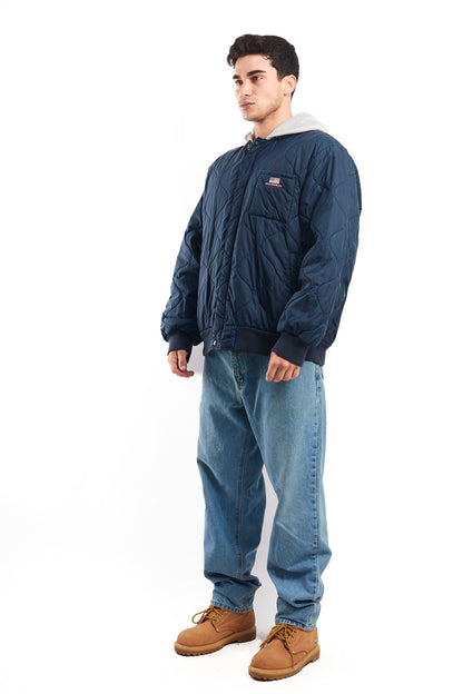 2000 Polo Jeans Company Hooded Puffer Jacket (L/XL)