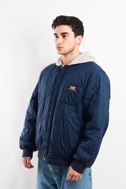 2000 Polo Jeans Company Hooded Puffer Jacket (L/XL)