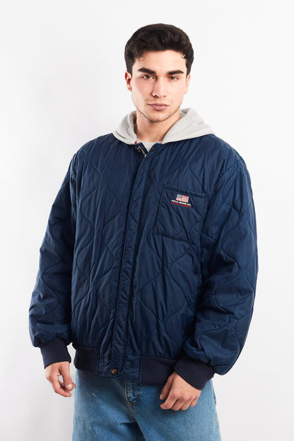 2000 Polo Jeans Company Hooded Puffer Jacket (L/XL)