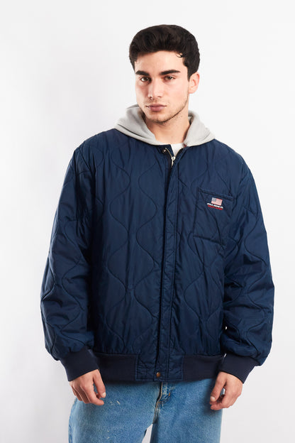 2000 Polo Jeans Company Hooded Puffer Jacket (L/XL)