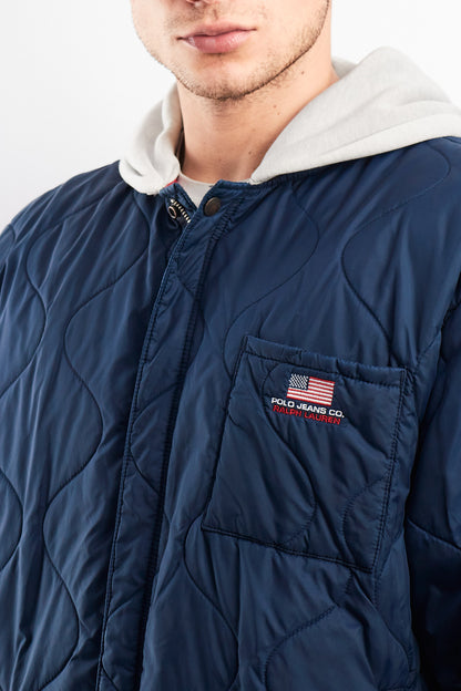 2000 Polo Jeans Company Hooded Puffer Jacket (L/XL)