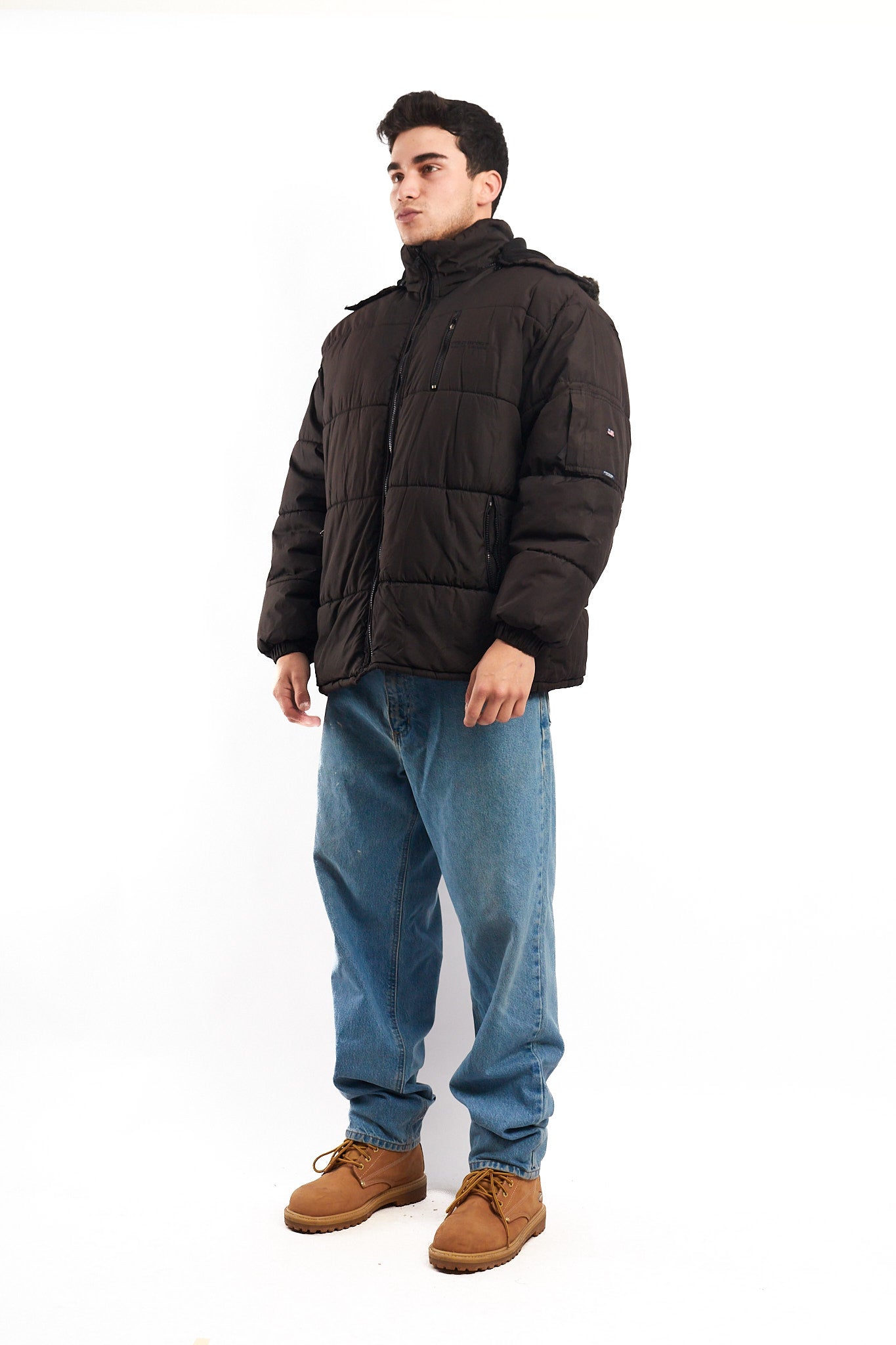 1990 Vintage Polo Sports Ralph Lauren Puffer Jacket (L/XL)