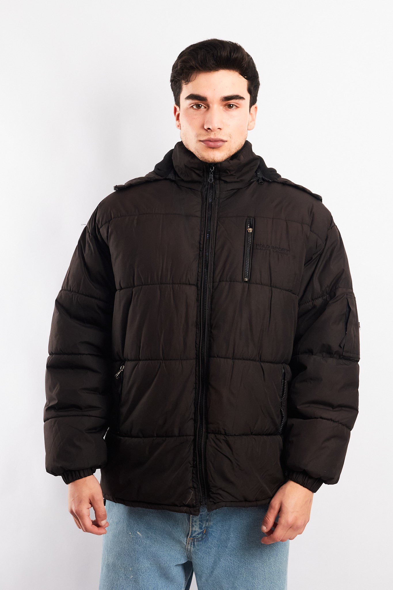 1990 Vintage Polo Sports Ralph Lauren Puffer Jacket (L/XL)