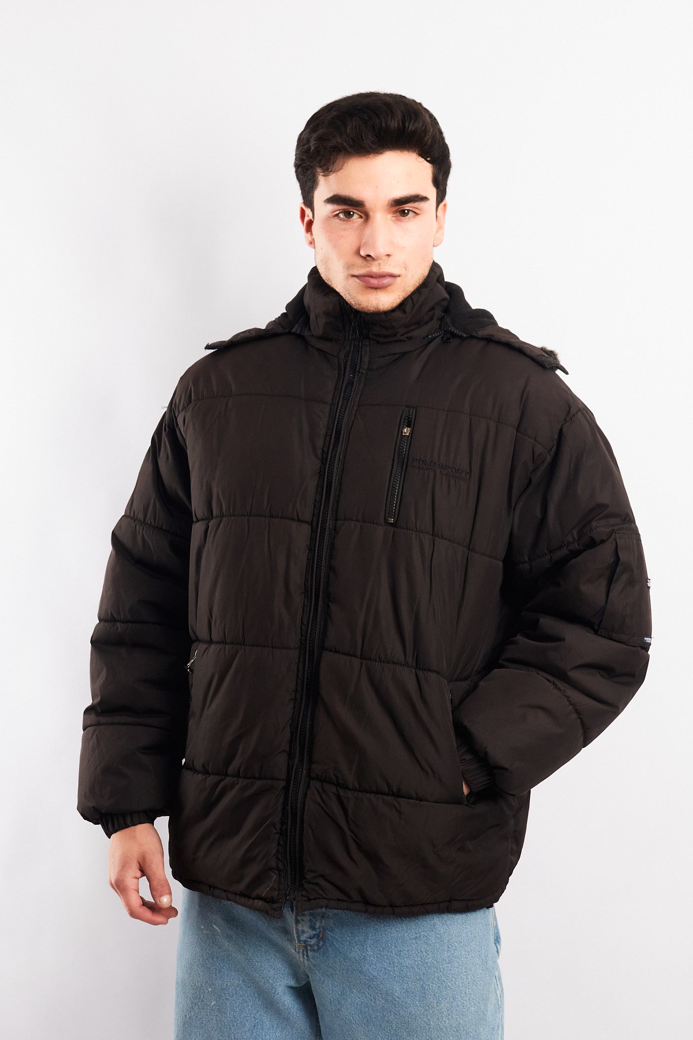 1990 Vintage Polo Sports Ralph Lauren Puffer Jacket (L/XL)