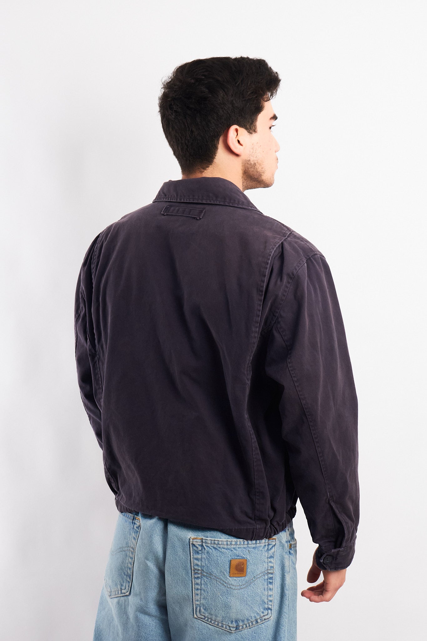 2000 Vintage Christian Dior Navy Washed Harrington Jacket (M/L)