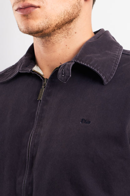 2000 Vintage Christian Dior Navy Washed Harrington Jacket (M/L)