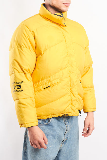 2000 Polo Jeans Company Reversible Down Puffer Jacket (M)