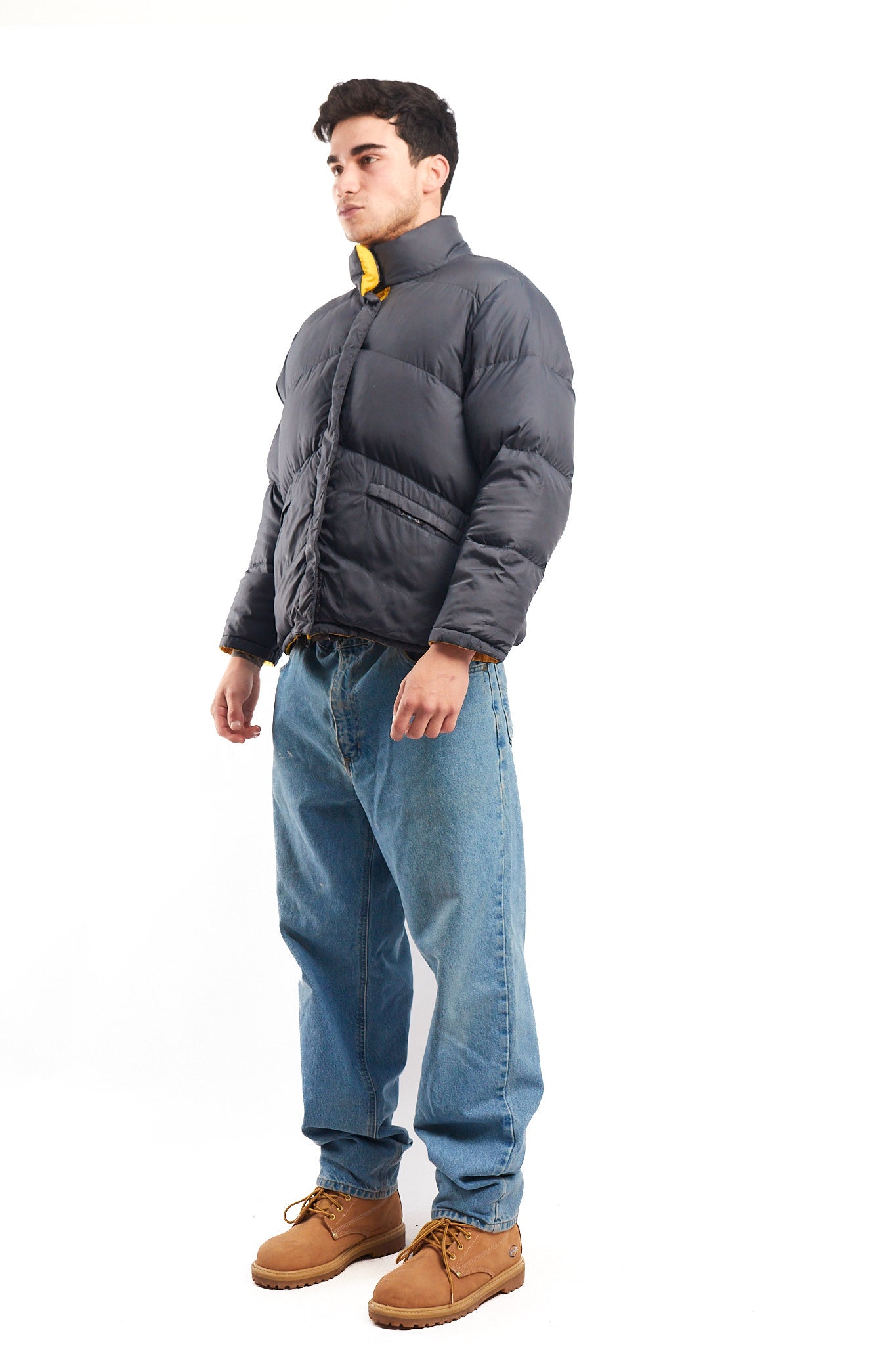 2000 Polo Jeans Company Reversible Down Puffer Jacket (M)