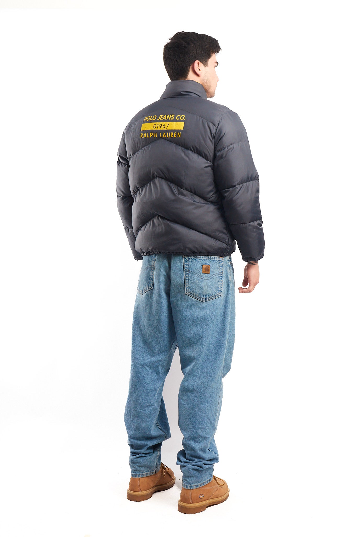 2000 Polo Jeans Company Reversible Down Puffer Jacket (M)