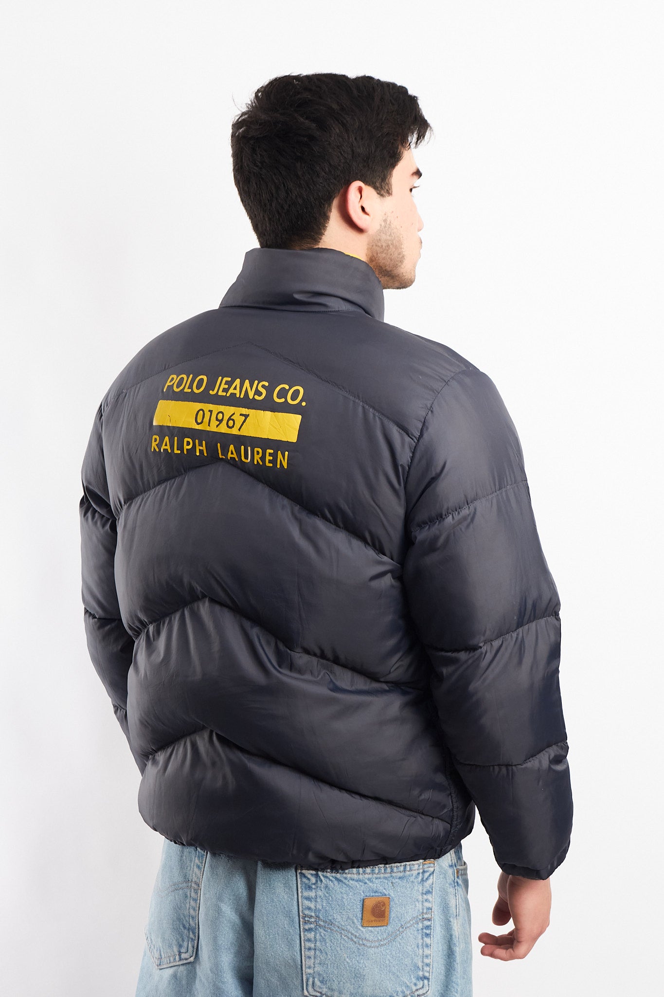 2000 Polo Jeans Company Reversible Down Puffer Jacket (M)