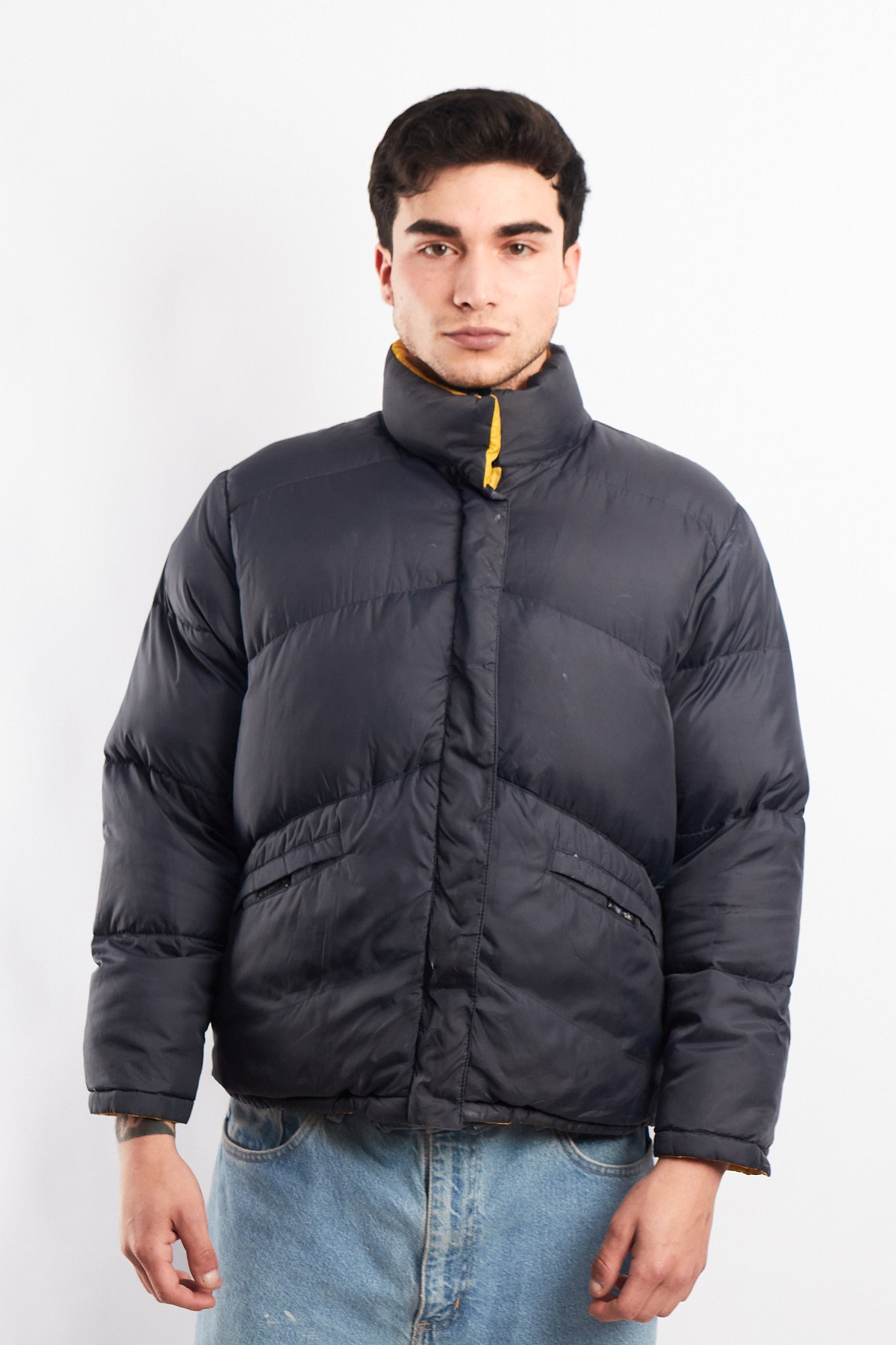 2000 Polo Jeans Company Reversible Down Puffer Jacket (M)