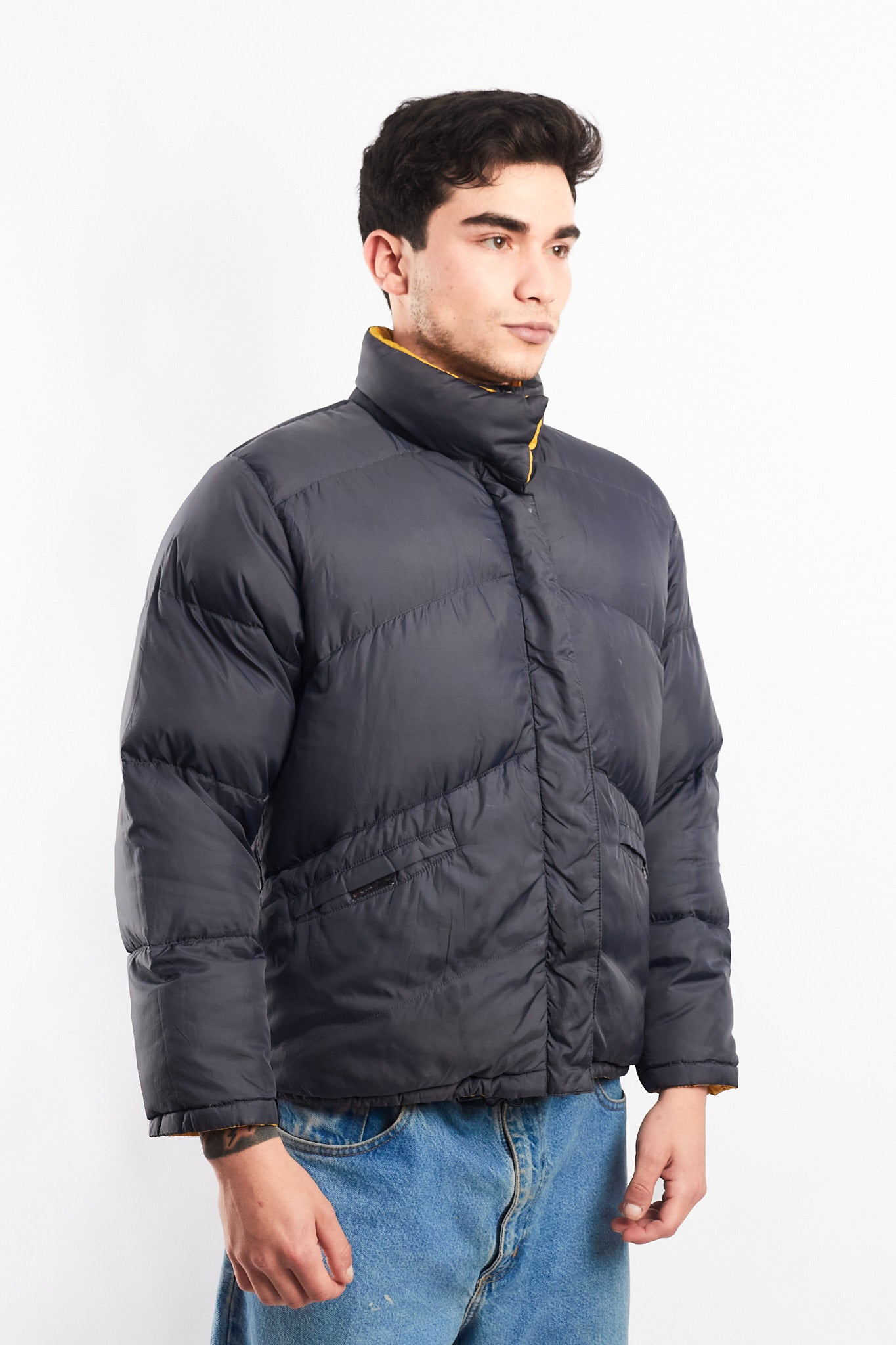 2000 Polo Jeans Company Reversible Down Puffer Jacket (M)