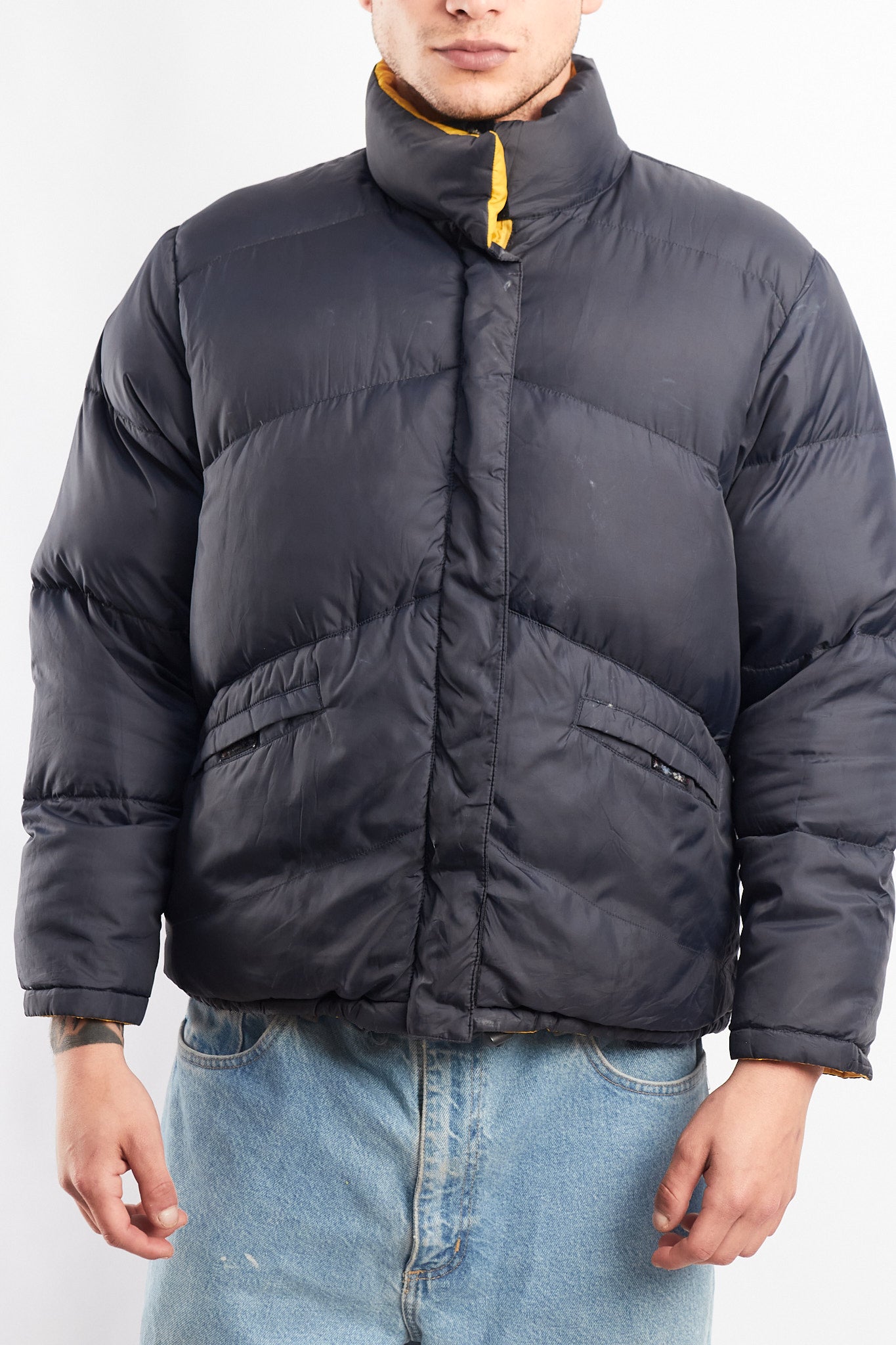 2000 Polo Jeans Company Reversible Down Puffer Jacket (M)