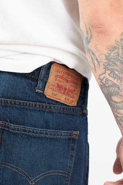 2000 Levi's Green Blue 514 Straight Jean (36)