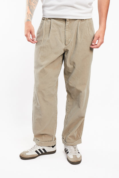 Dockers Relaxed Fit Corduroy Beige Trouser. (32)