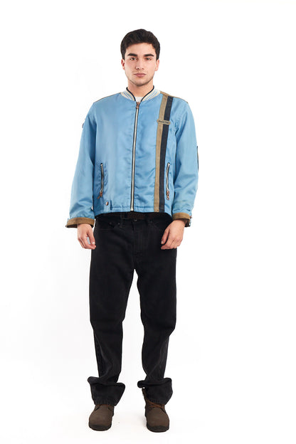 2000  Vintage Diesel Industry Leather Patched Racing Jacket (M/L)