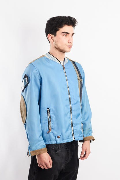 2000  Vintage Diesel Industry Leather Patched Racing Jacket (M/L)