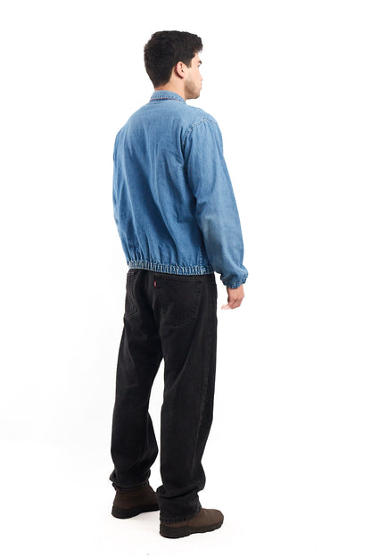 1980 Vintage Polo Ralph Lauren Denim Harrington Jacket (S/M)