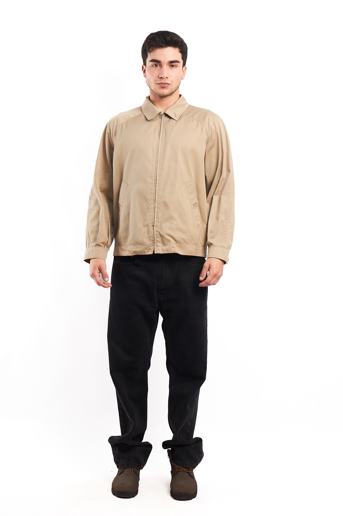 1990 Vintage Burberry Khakhi Harrington Jacket (M/L)