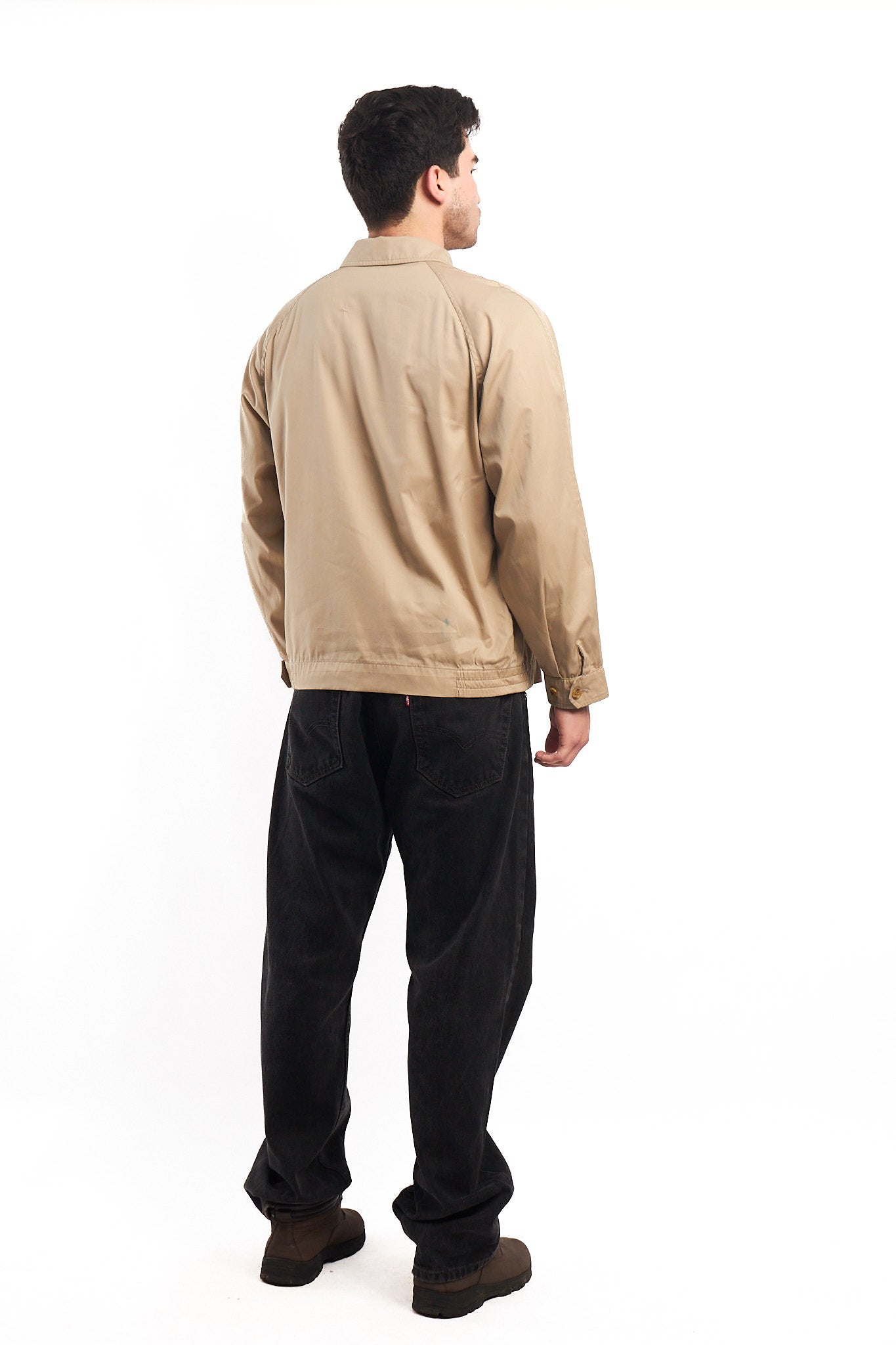 1990 Vintage Burberry Khakhi Harrington Jacket (M/L)