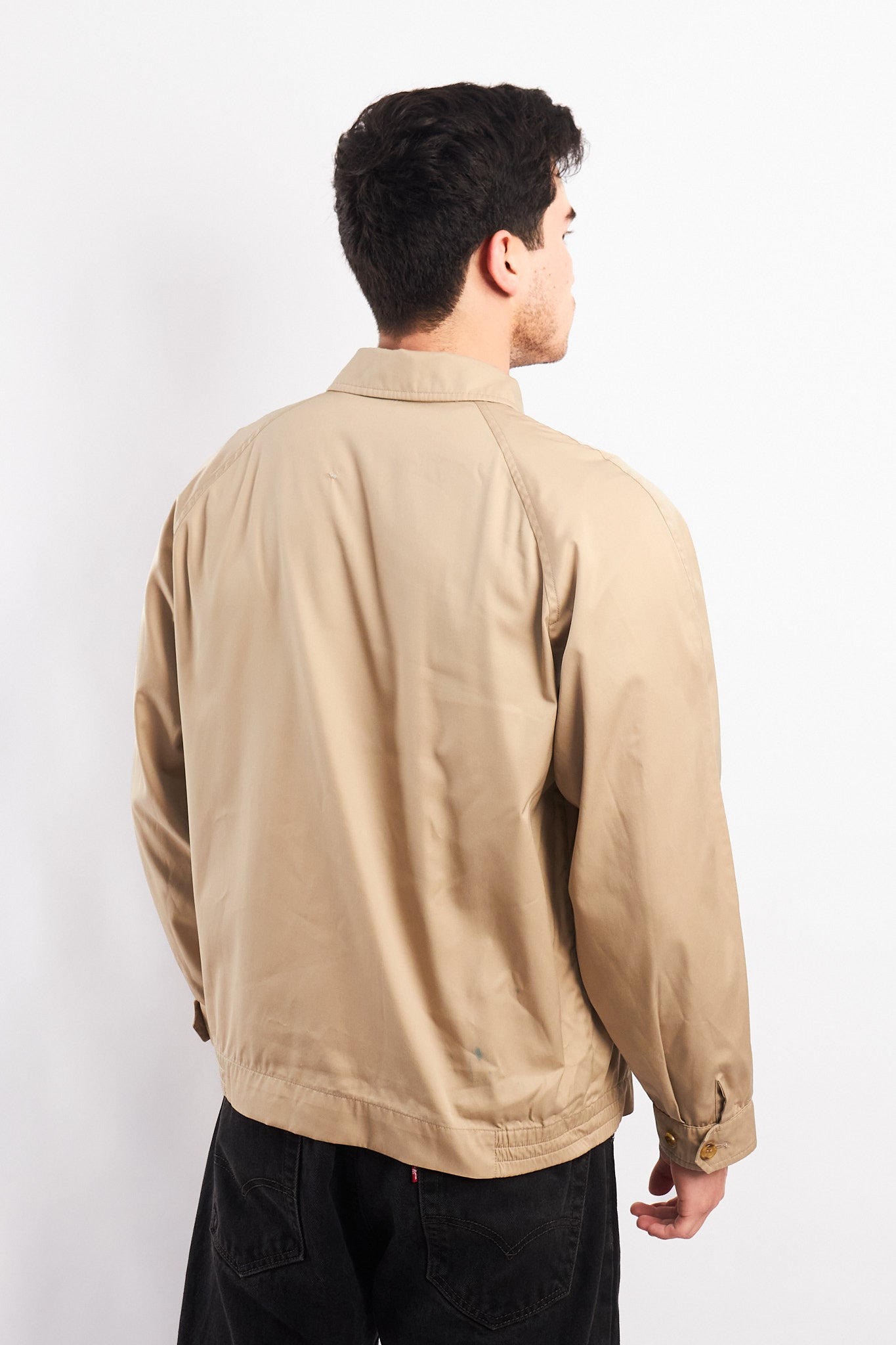 1990 Vintage Burberry Khakhi Harrington Jacket (M/L)