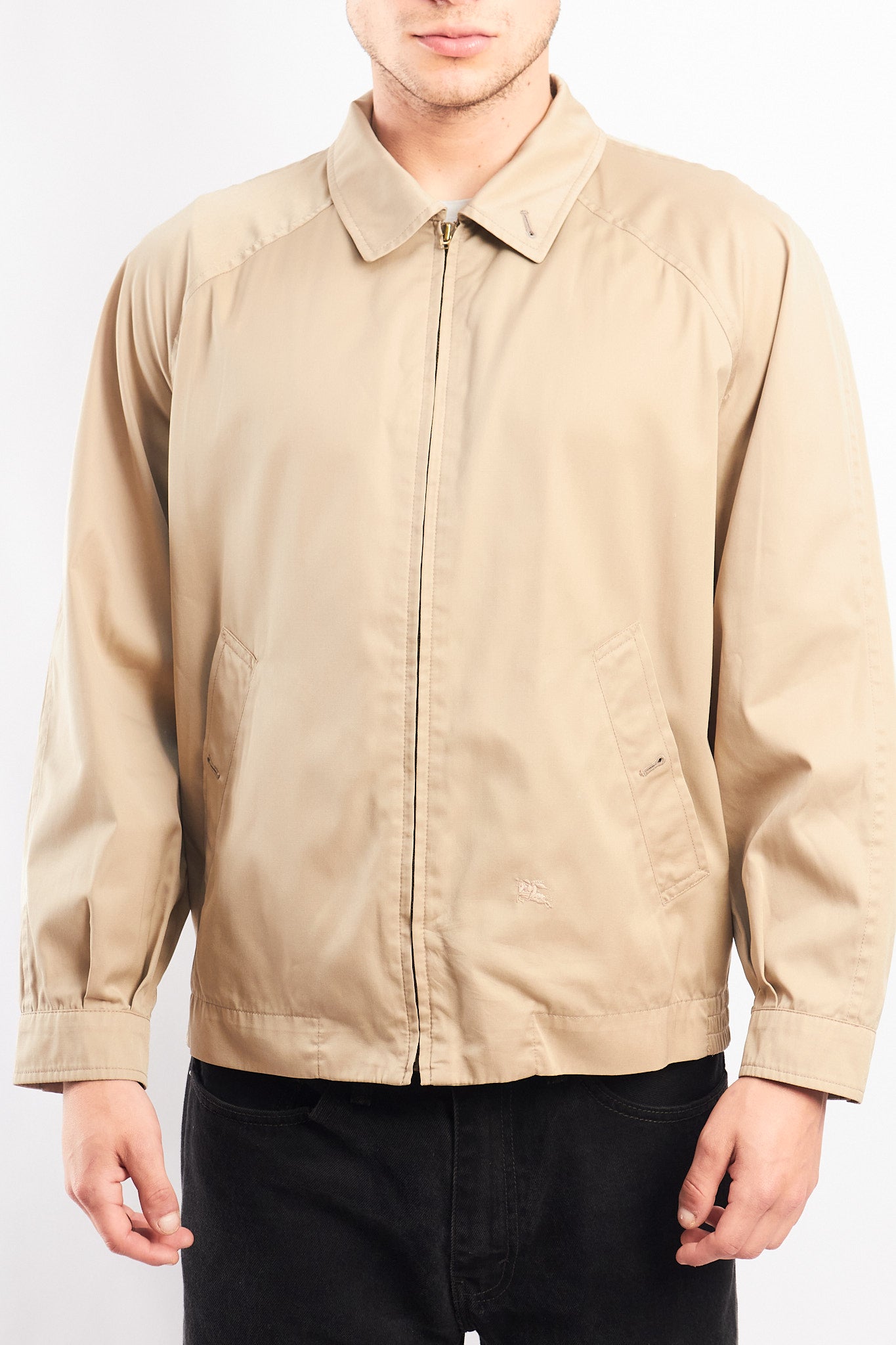 1990 Vintage Burberry Khakhi Harrington Jacket (M/L)