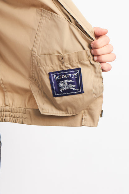 1990 Vintage Burberry Khakhi Harrington Jacket (M/L)