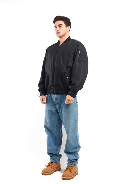 2000 Vintage Polo Jeans Company MA-1 Flight Bomber Jacket (M/L)