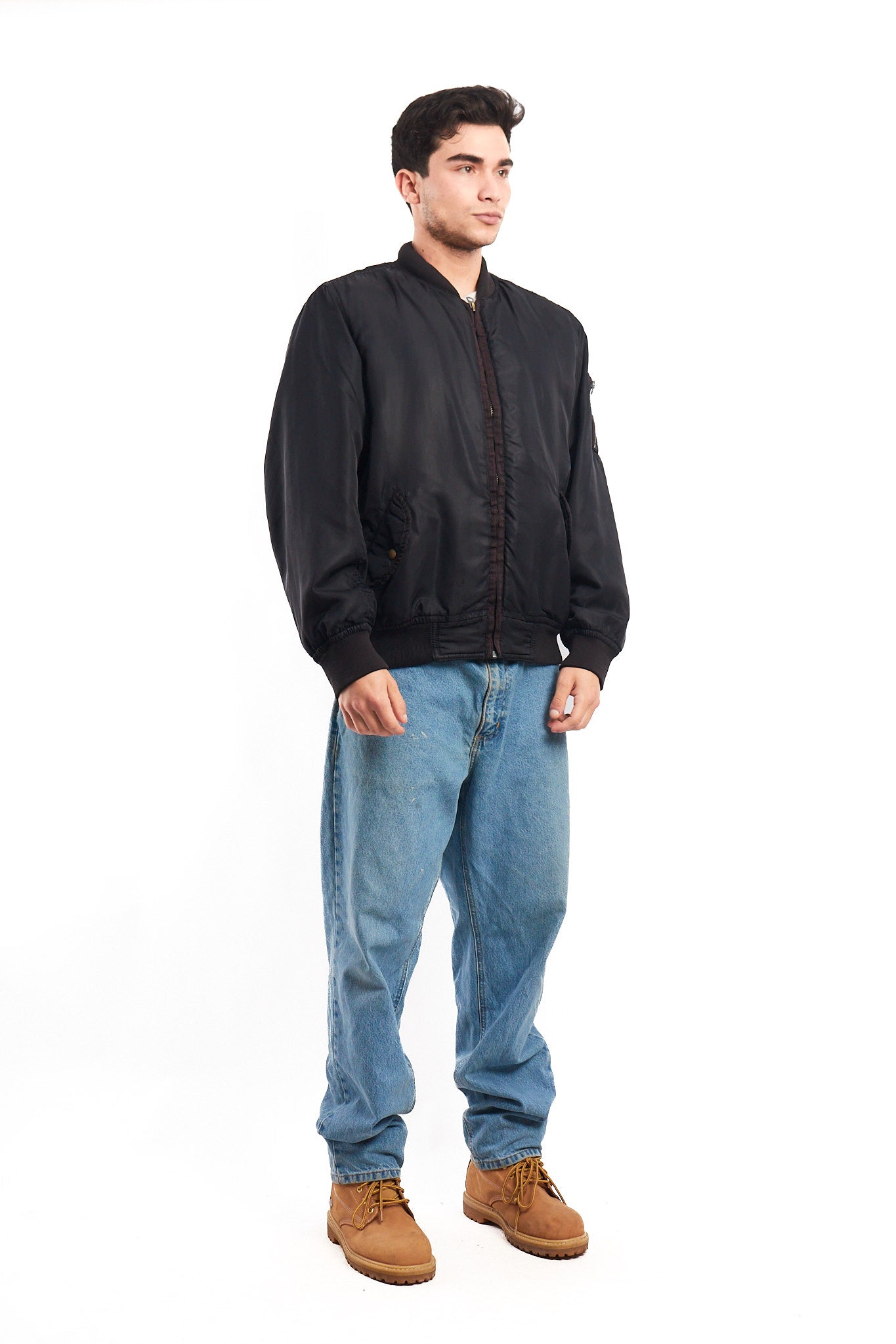 2000 Vintage Polo Jeans Company MA-1 Flight Bomber Jacket (M/L)