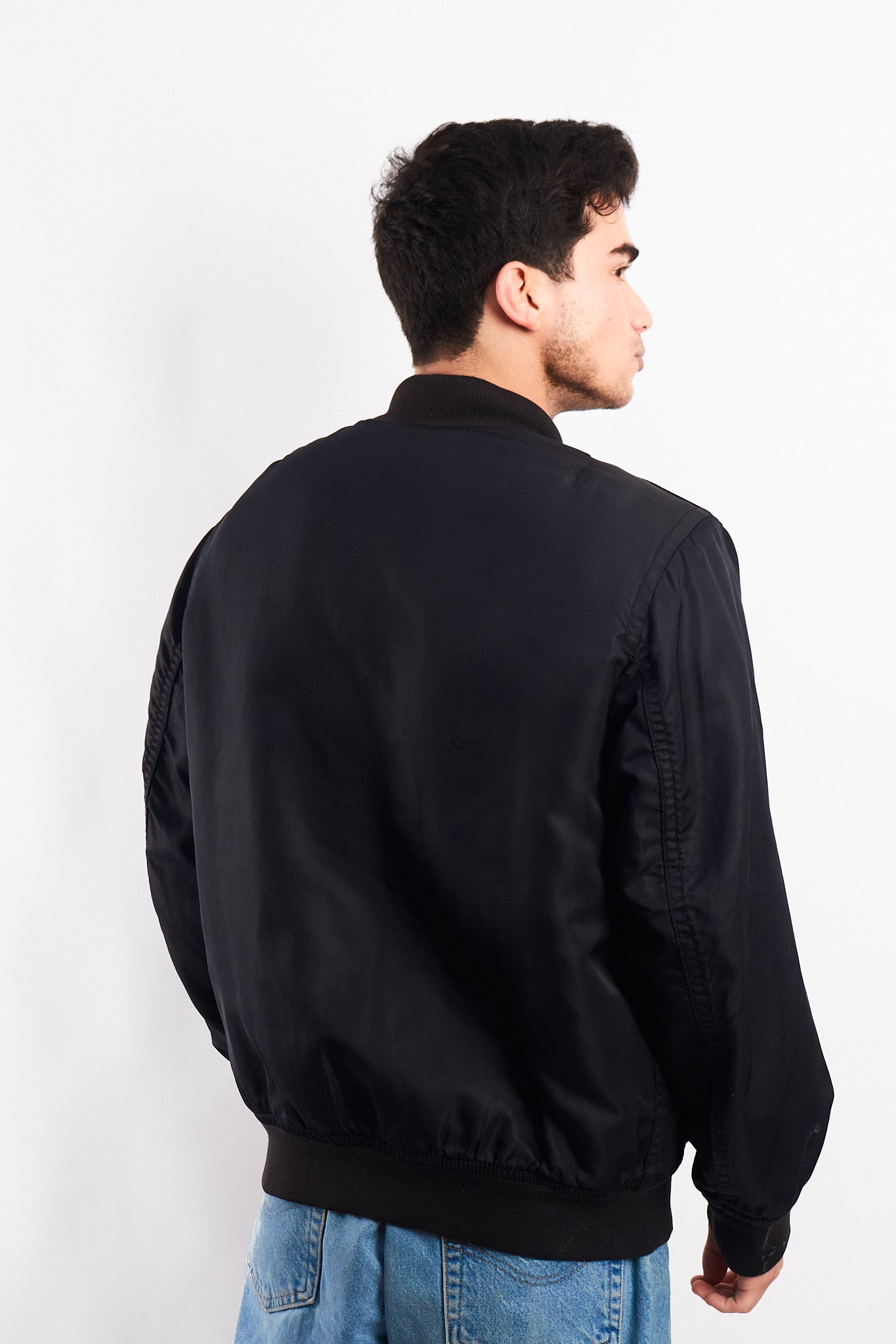 2000 Vintage Polo Jeans Company MA-1 Flight Bomber Jacket (M/L)