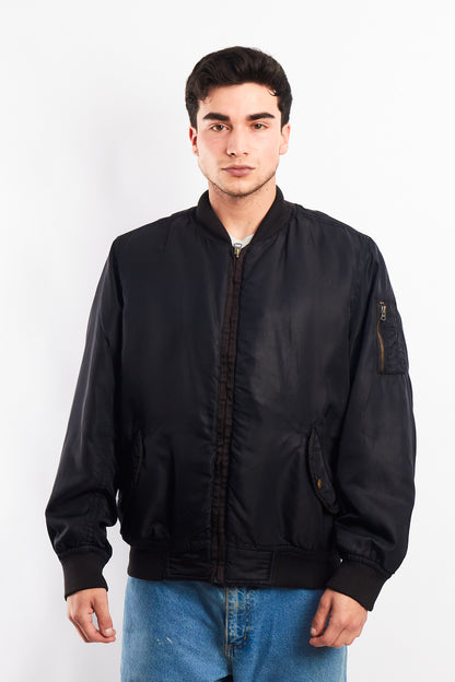 2000 Vintage Polo Jeans Company MA-1 Flight Bomber Jacket (M/L)