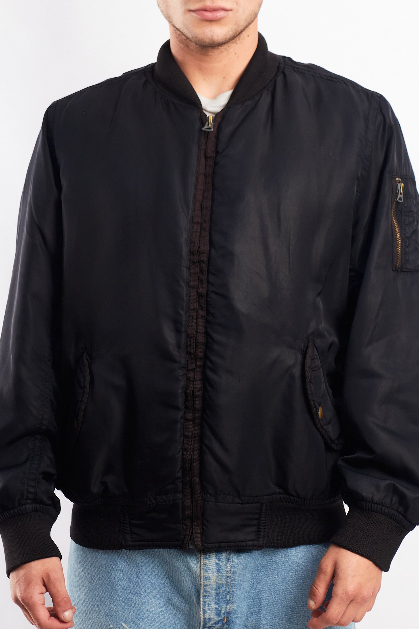 2000 Vintage Polo Jeans Company MA-1 Flight Bomber Jacket (M/L)