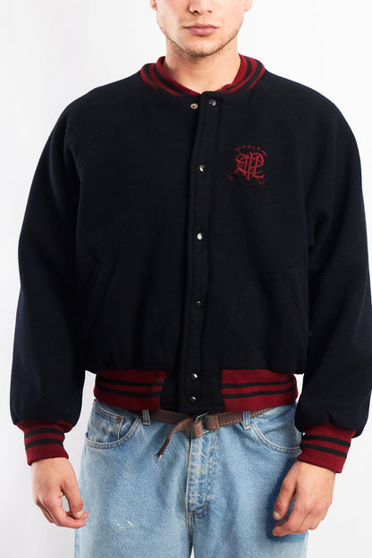 1980 Vintage Polo Ralph Lauren Wool College Varsity Jacket (M/L)