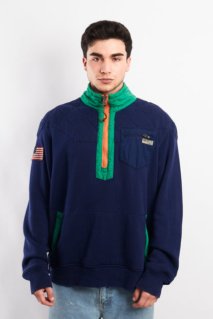 1990 Vintage Polo Ralph Lauren Quarter Zip (XL)