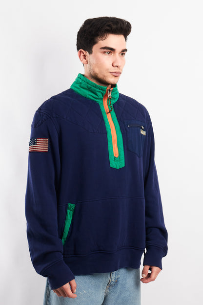 1990 Vintage Polo Ralph Lauren Quarter Zip (XL)