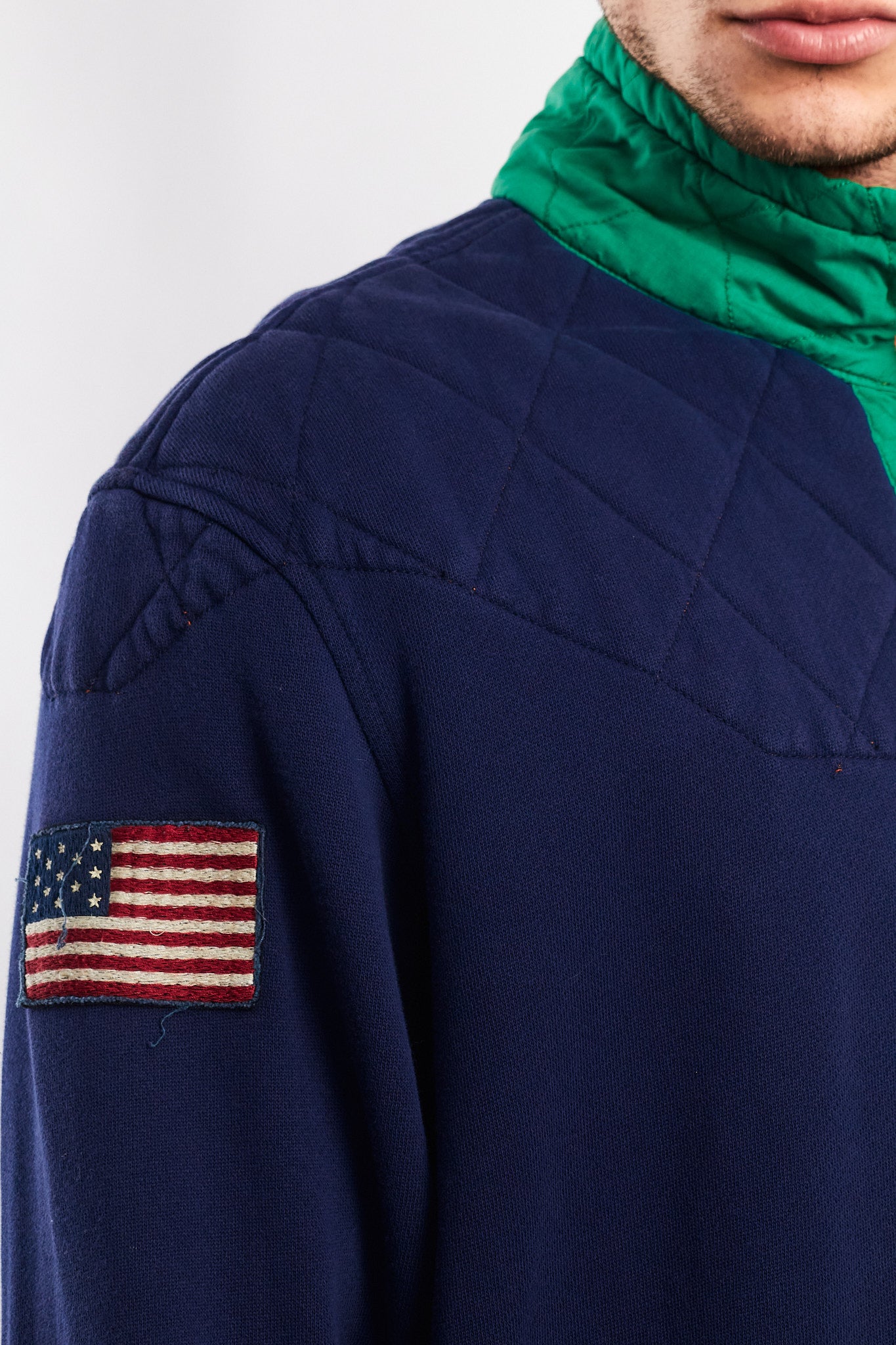 1990 Vintage Polo Ralph Lauren Quarter Zip (XL)