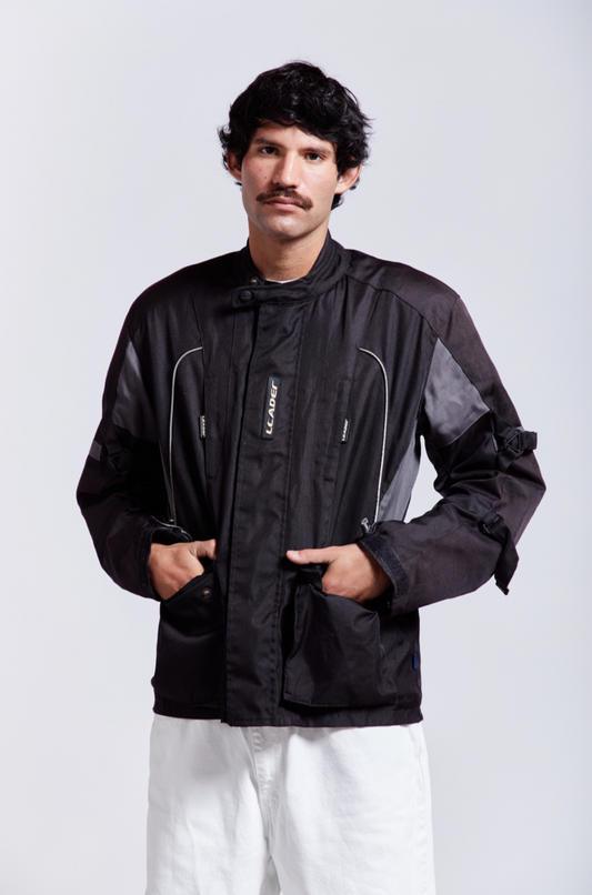 90"s Leader Armored Motorcycle Jacket (M/L)