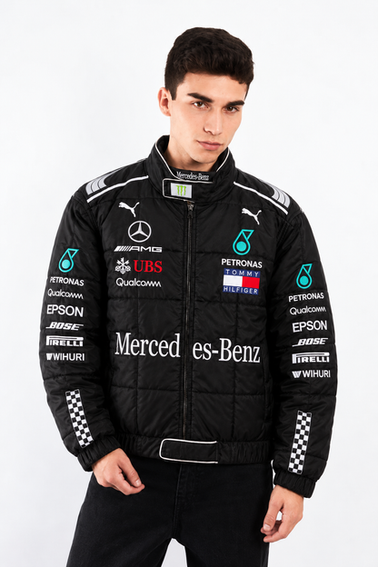 F1 Mercedes AMG Petronas "Hamilton" Black Edition Racing Jacket