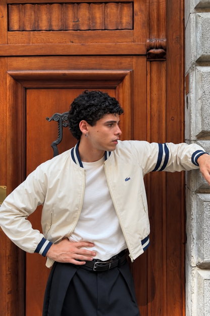 1990 Vintage Izod Lacoste Varsity Jacket (S/M)