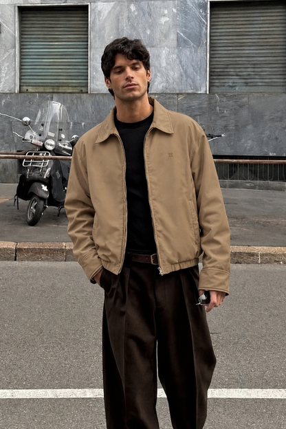 2000 Vintage Givenchy Khakhi Harrington (L/XL)