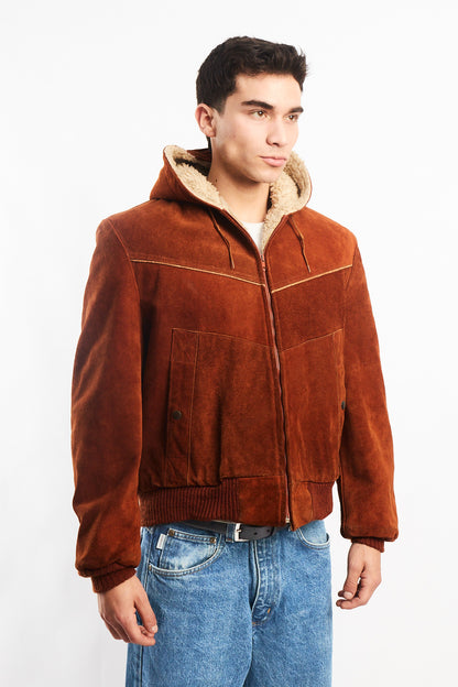 1990 Vintage Cinnamon Cowhide Leather Active Jacket (M/L)