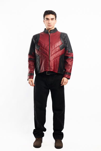 Genuine Leather Moto Jacket (M/L)